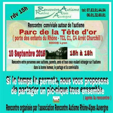 Rencontre Conviviale Autour De L Autisme Avec L Association Rencontre