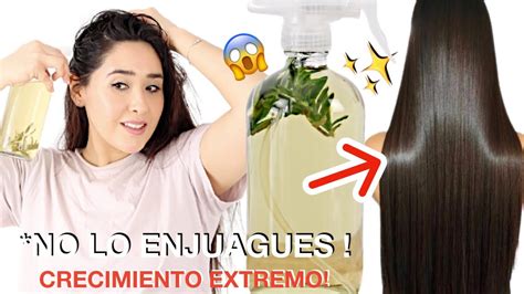 No Lo Enjuagues Y Tu Cabello No Dejara De Crecer 😱 DetÉn La CaÍda Del