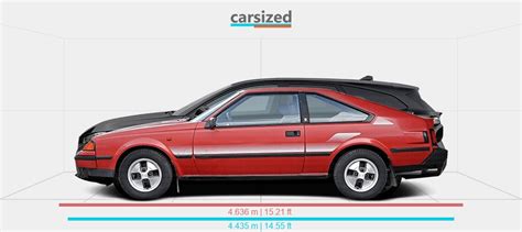 Dimensions Toyota Celica 1981 1985 Vs Peugeot 308 2021 Present