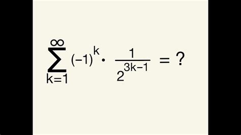 Reihe Geometrisch Unendlich Alternierend Wert Berechnen Konvergenz