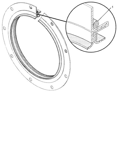 227 0838 SEAL GP CRANKSHAFT REAR S N TXM1 UP COUNTER CLOCKWISE