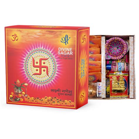 Red Ganesh Laxmi Puja Kit at Best Price in Noida | Divine Sagar