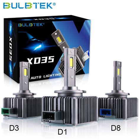 China Bulbtek Xd35 D Series Led To Hid Ballast Canbus Auto Headlight Bulb D1 D2 D5 D8 Car Led