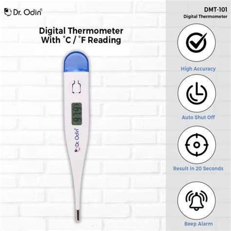 DIGITAL THERMOMETER CLINICAL DR ODIN SMB Surgical