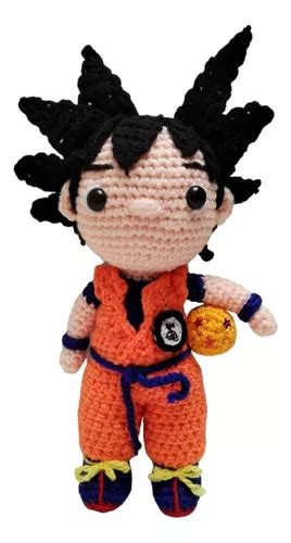 Goku Amigurumi Dragon Ball Peluche Crochet Tejido Regalo Meses Sin