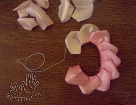 DIY Pretty Satin Ribbon Roses Free Tutorial