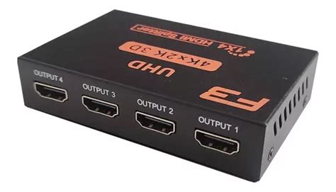 Splitter Distribuidor Hdmi X K Uhd Full Hd D P Mercadolivre