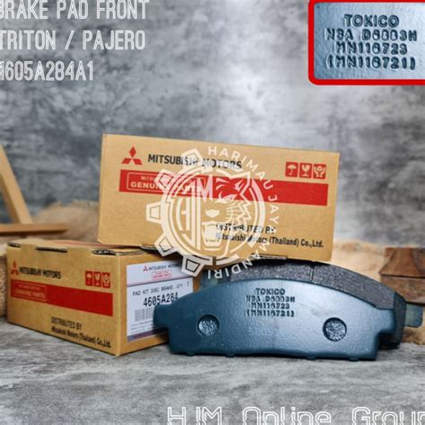 Jual Pld Brake Disc Pad Kampas Rem Depan Pajero Sport Triton Dijual