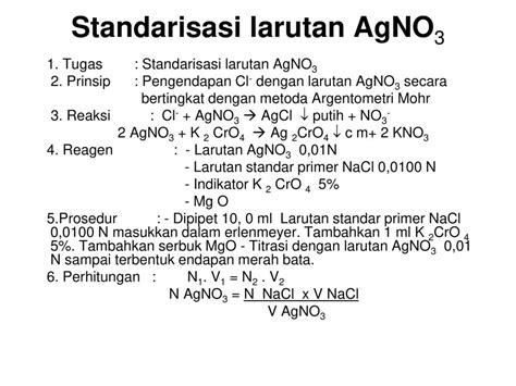 Reaksi Agno3 Ujian