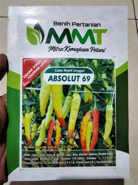 Benih Cabe Rawit Absolut Kemasan Gram Bibit Cabai Absolud