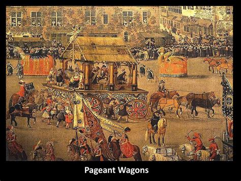 Medieval Theatre Pageant Wagons