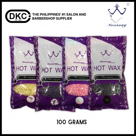 Konsung Beauty Hot Hard Hair Wax Beans Beads Pebble G Body Hair Removal Wax Strip Free Dkc