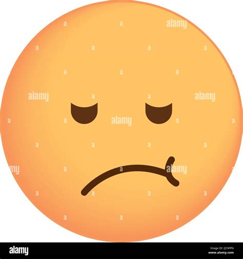 doubtful emoji face Stock Vector Image & Art - Alamy