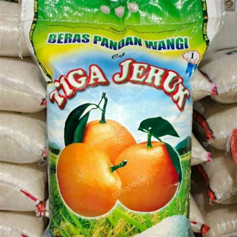 Jual BERAS TIGA JERUK SUPER 10KG Shopee Indonesia