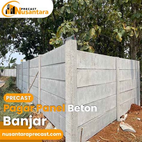 Harga Pagar Panel Beton Banjar 2025 Material Jasa Borongan