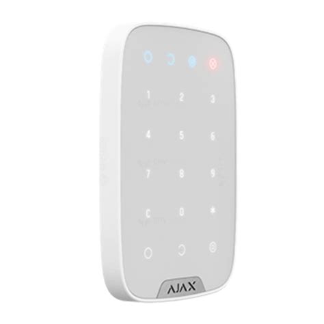 Tastatura Cu Touch Wireless Ajax Keypad Wh Taste Silent Alarm