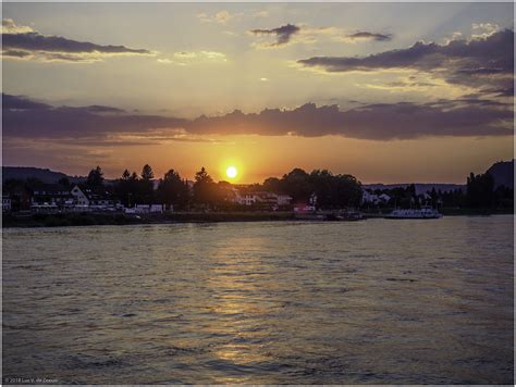 Sunset Linz Am Rhein Germany Luc V De Zeeuw Flickr