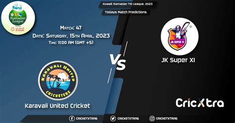 Kuwait Ramadan T League Kucc Vs Jsx Th Match Prediction