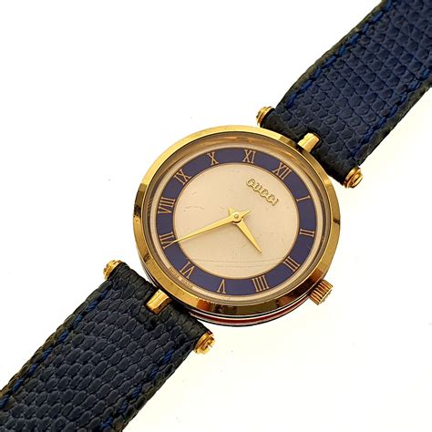 Gucci Enamel Vintage Dames Horloge Juweelwinkelnl