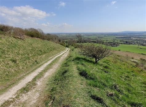 Track And Path Descending Towards Glynde © Mat Fascione Geograph Britain And Ireland