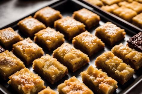 Premium Photo | Baklava is a traditional greek dessert.