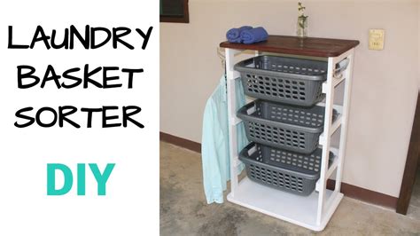 Simple Easy Woodworking Idea How To Make A Laundry Basket Holder Diy Youtube