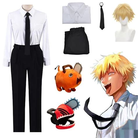 Chainsaw Man Cosplay Costume Denji Chainsaw Man Cosplay Off