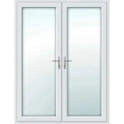 Toughened Glass Lever Handle Upvc Swing Door Mm At Rs Sq Ft In