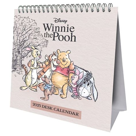 Winnie The Pooh Desk Easel Calendar Amazon Tr Kitap