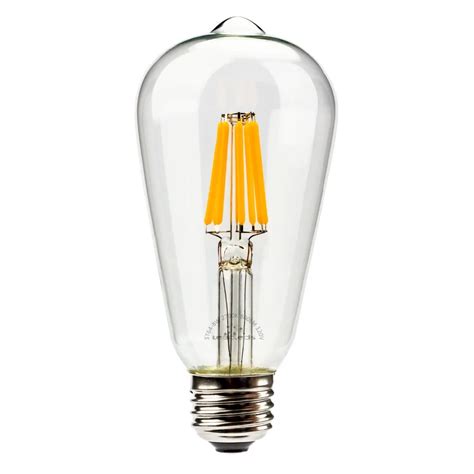 Leadleds 3pcs St64 Led Filament Bulb E27 Retro Bulb 4w 6w 8w Edison Lamp Decorative Light Bulbs