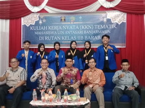 Resmi Diterima Mahasiswa Uin Antasari Kkn Di Rutan Barabai Bimbing