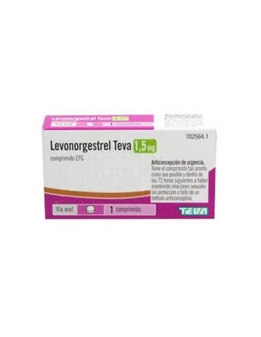 LEVONORGESTREL TEVA EFG 1 5 MG 1 COMPRIMIDO Ibáñez Farmacia