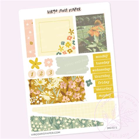 Journaling Sticker Kits Virgo And Paper