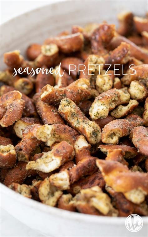 Really Good Seasoned Pretzels Flavorful Seasoned Pretzel Recipe In