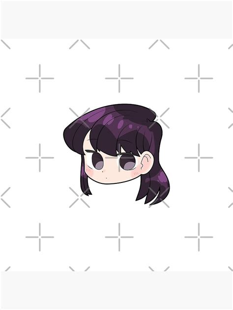 Komi Cant Communicate Komi Shouko Chibi Head Photographic Print By