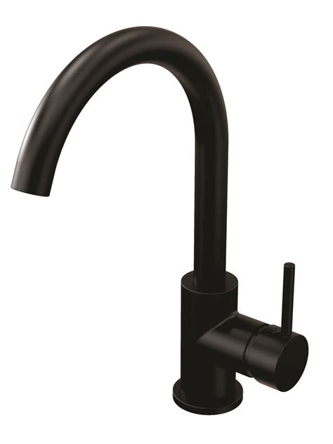 Borras MIL Single Lever Sink Mixer Deck Type Black De Niche Finishing