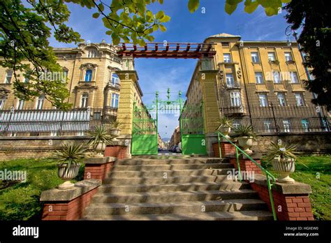 Capital of Croatia Zagreb historic architecture Stock Photo - Alamy