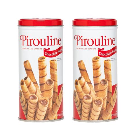 Creme De Pirouline Chocolate Hazelnut Artisan Rolled Wafers All Natural