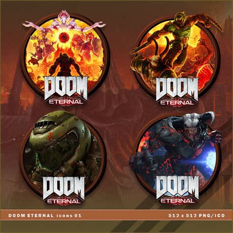 Doom Eternal Icons By Brokennoah On Deviantart