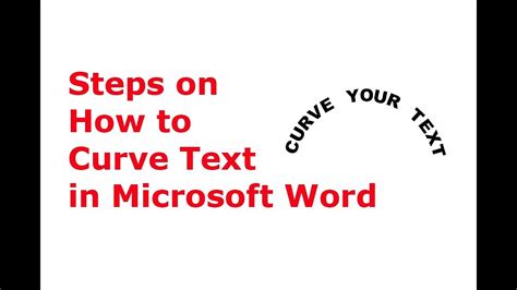 How To Curve A Text In Microsoft Word