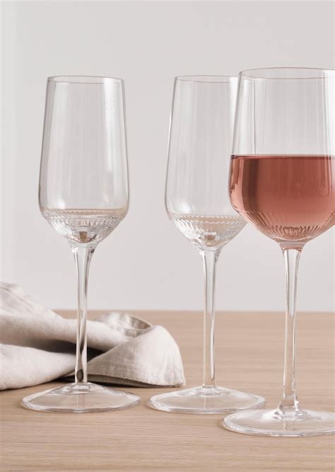 Ribbed Wine Glasses The Range Bmp Think