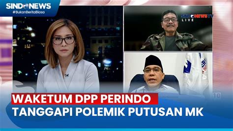 Waketum DPP Perindo Boyke Novrizon Sulit Mengembalikan Kepercayaan