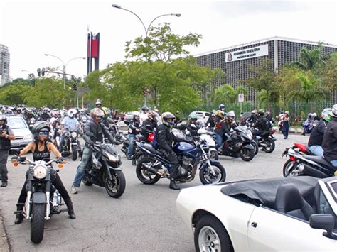 G1 Motociclistas Fazem Manifestação Pela Paz No Trânsito Em São Paulo