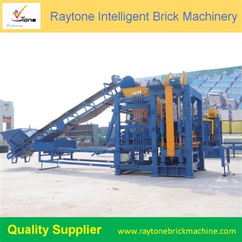 China Paver Manufacturer Qt 6 15 Hydraulic Full Automatic Making Brick