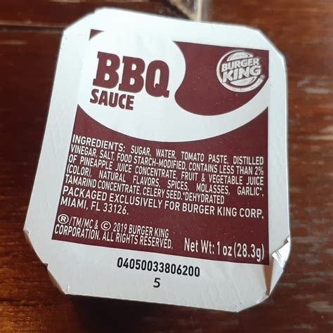 Burger King BBQ Sauce Reviews Abillion