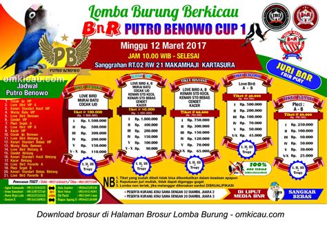 Lomba Burung Berkicau Bnr Putro Benowo Cup Di Kartasura Minggu