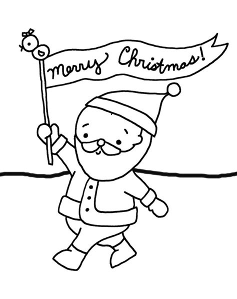 Free Printable Merry Christmas Coloring Pages