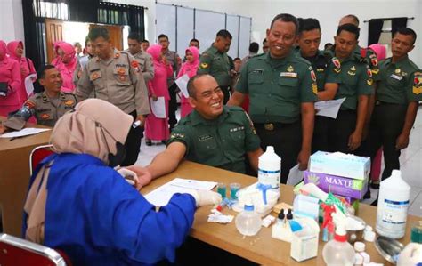 Bakti Kesehatan Polres Magetan Gelar Donor Darah Dalam Rangka Hari