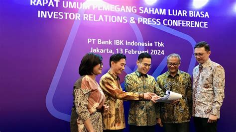 Bank Ibk Indonesia Kantongi Restu Rights Issue Miliar Saham