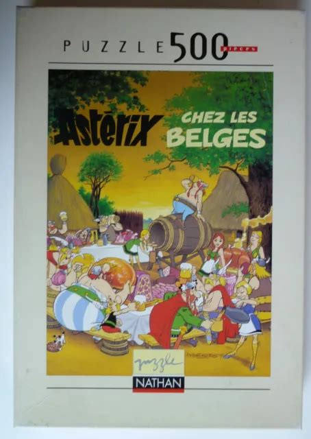 PUZZLE ASTÉRIX chez les Belges 2003 500 pièces Nathan EUR 17